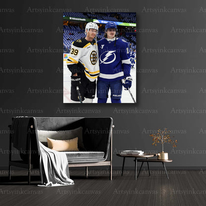 Geekie brothers NHL collector canvas art