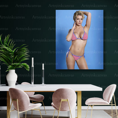 Gemma Atkinson Iconic Beauty Canvas Wall Art