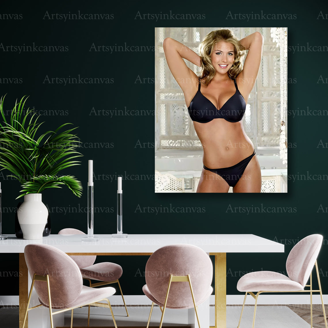 Gemma Atkinson Timeless Celebrity Canvas Wall Art