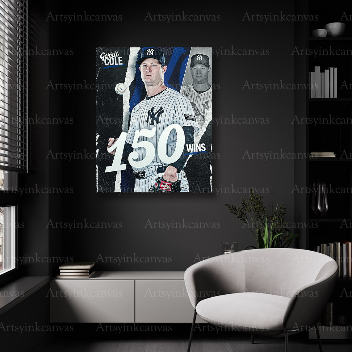 New York Yankees Gerrit Cole wall decor