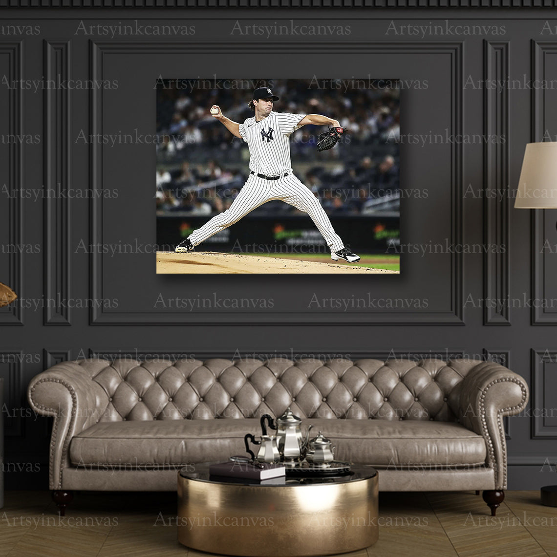 Premium Gerrit Cole Yankees canvas wall art