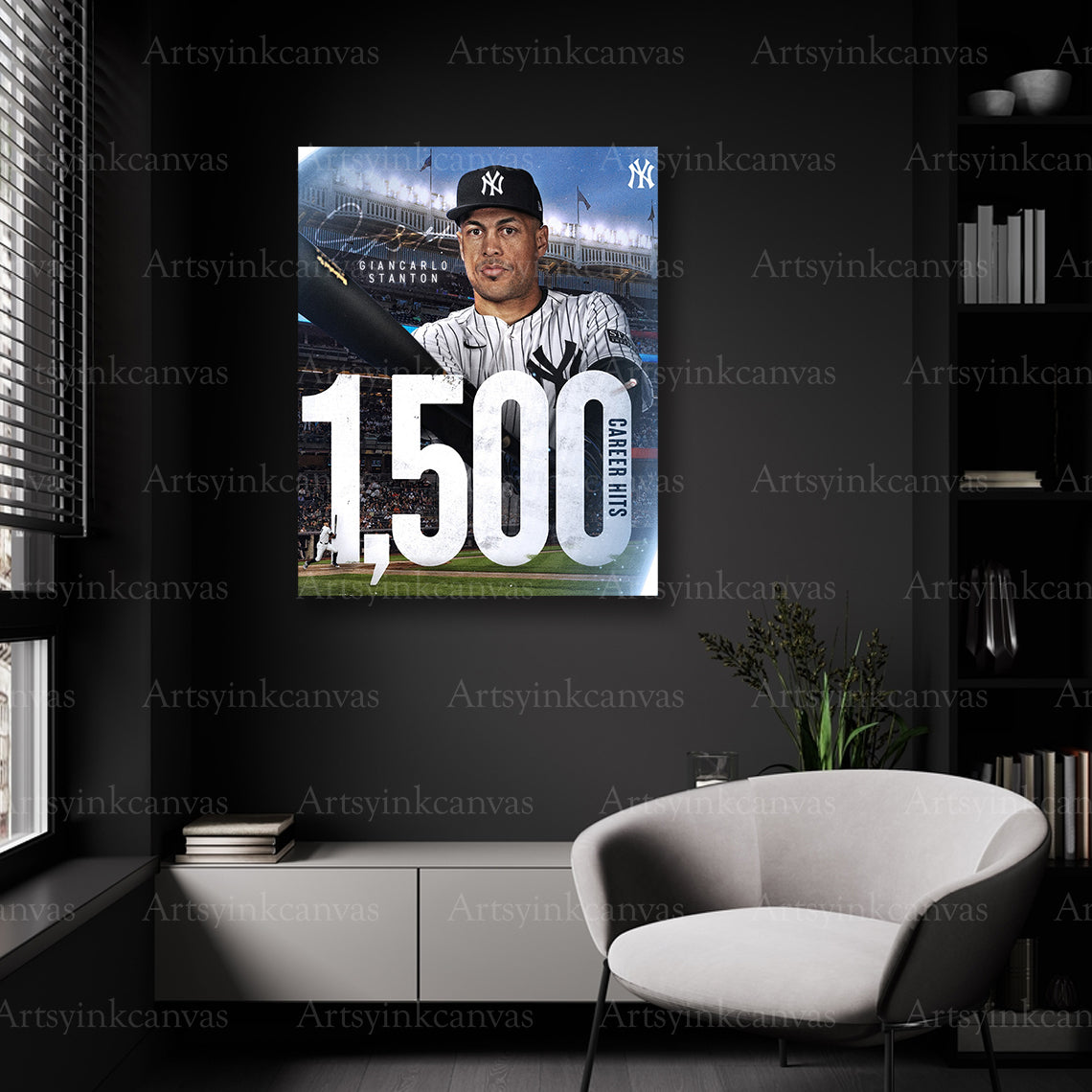 New York Yankees Giancarlo Stanton wall decor