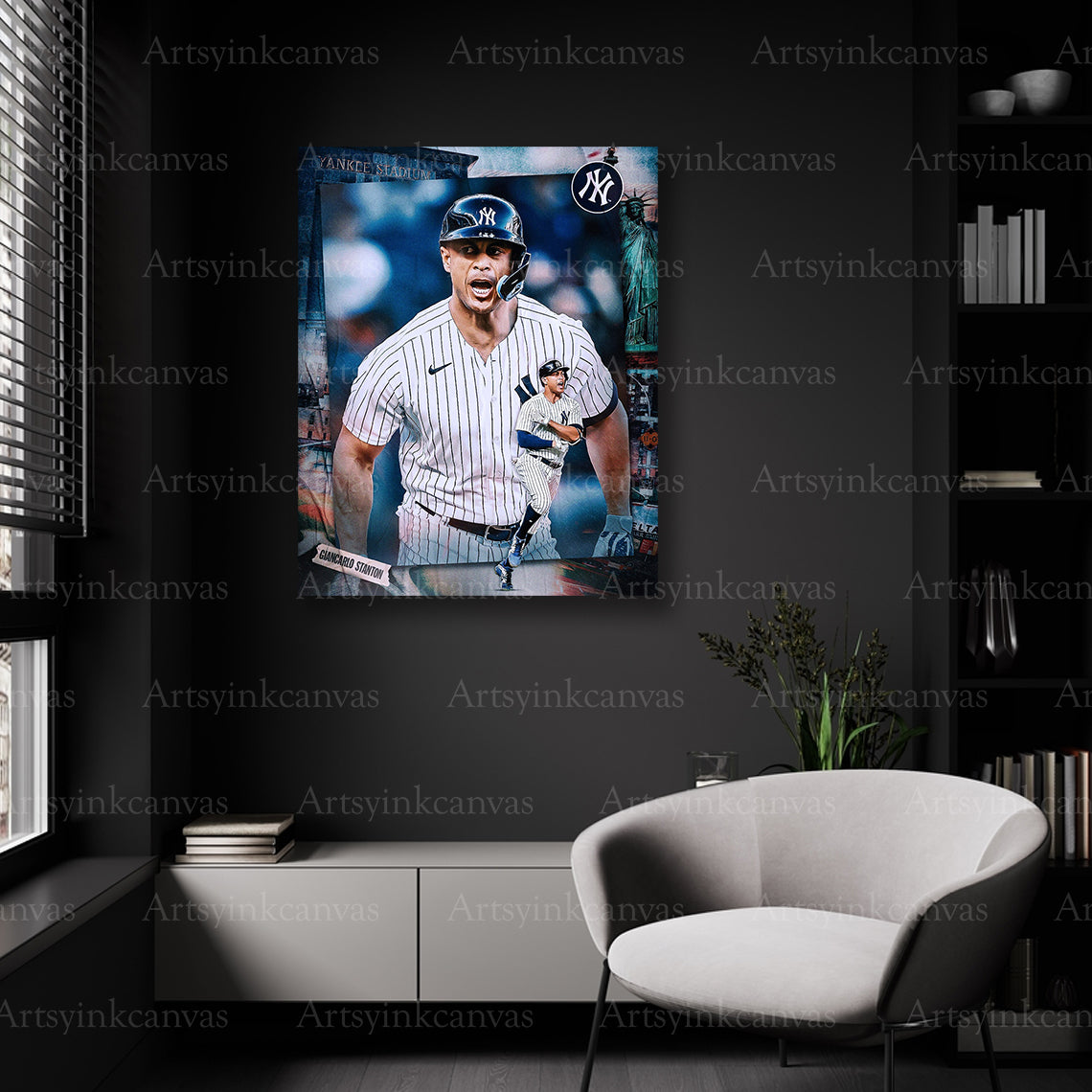 New York Yankees Giancarlo Stanton wall decor