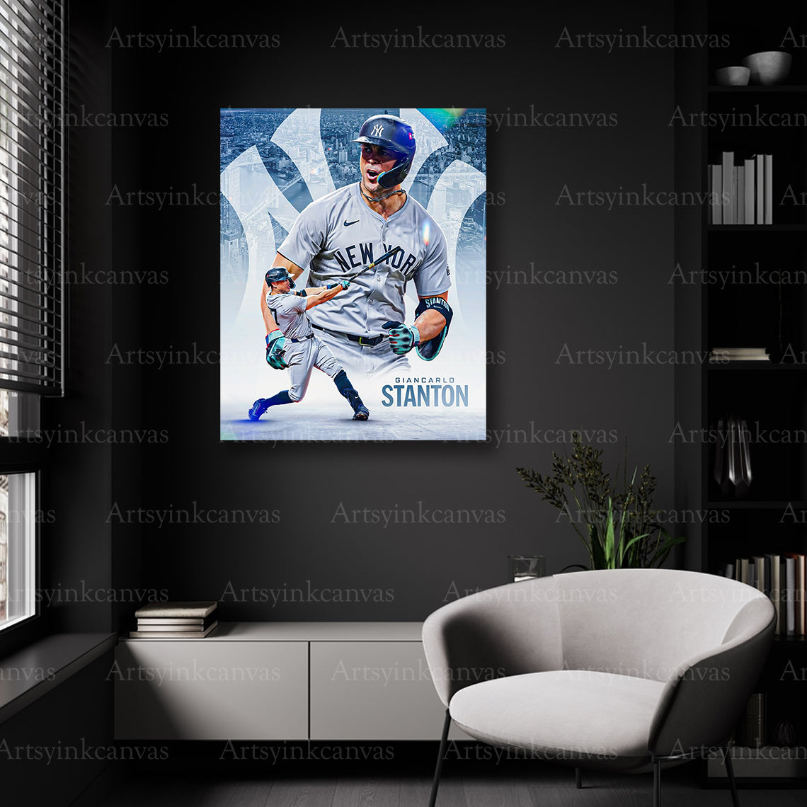 New York Yankees Giancarlo Stanton wall decor