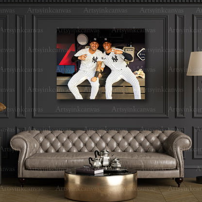 Premium Gleyber Torres Juan Soto Yankees canvas art