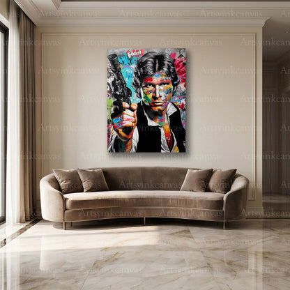 Han Solo rebel street art wall decor