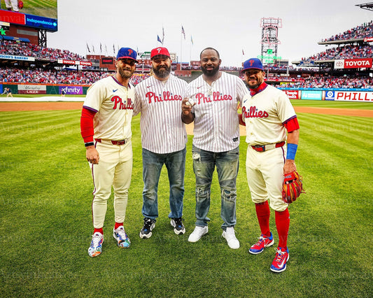 Bryce Harper Jason Kelce Fletcher Cox Kyle Schwarber canvas wall art