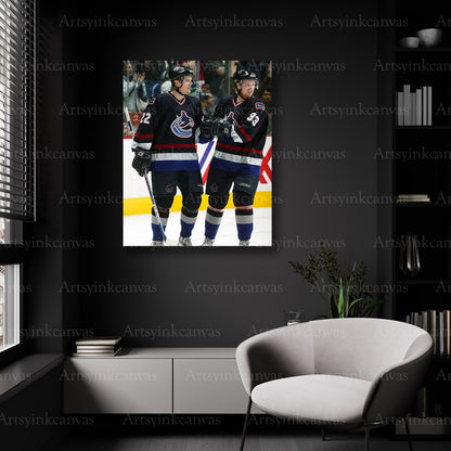 Vancouver Canucks Sedin Twins wall decor