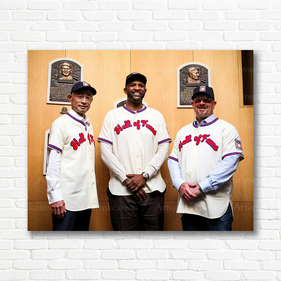 Ichiro Suzuki CC Sabathia Bobby Wagner sports legends canvas print