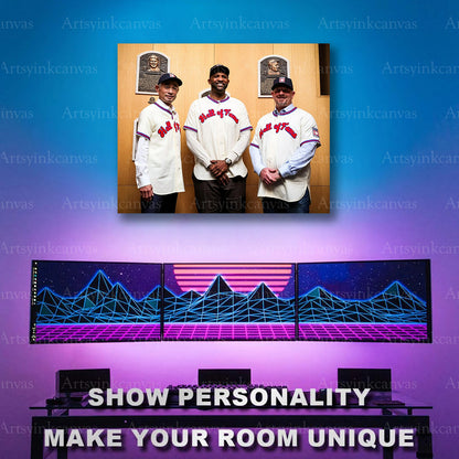 Hall of Fame sports legends artwork