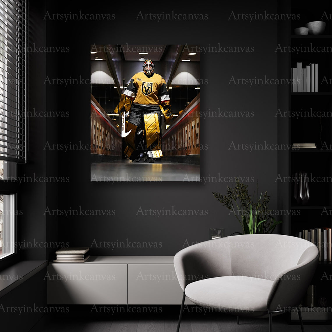 Ilya Samsonov game day entrance wall decor