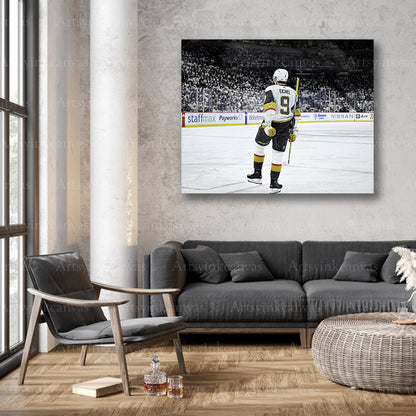 Vegas Golden Knights hockey celebration wall decor