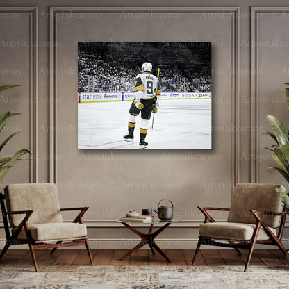 Jack Eichel collector hockey canvas art