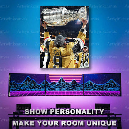 Jack Eichel championship celebration artwork