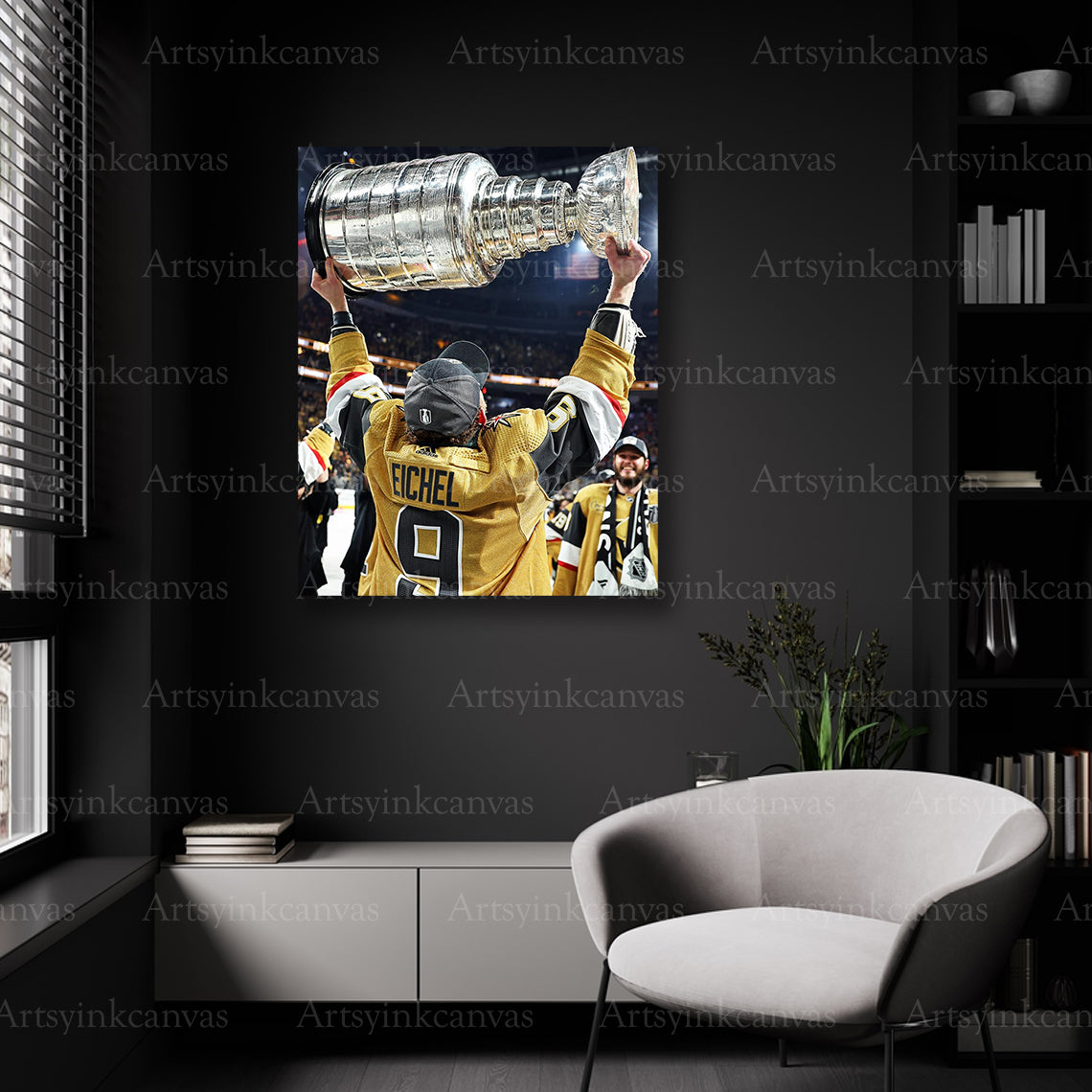 Vegas Golden Knights Stanley Cup wall decor