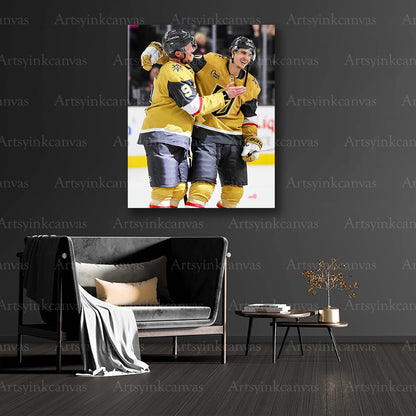 Vegas Golden Knights collector hockey canvas art