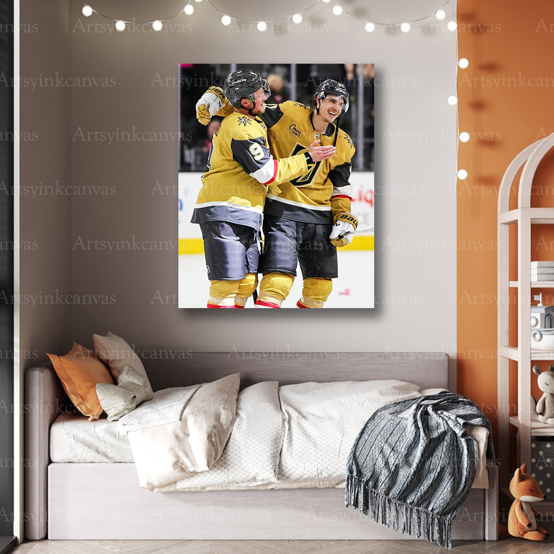 Premium Jack Eichel Brett Howden canvas print