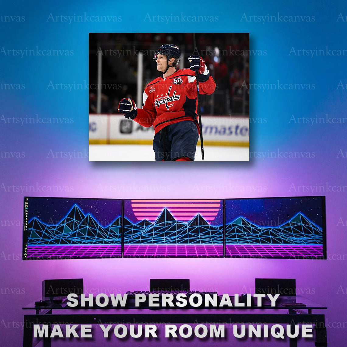 Jakob Chychrun hockey celebration artwork