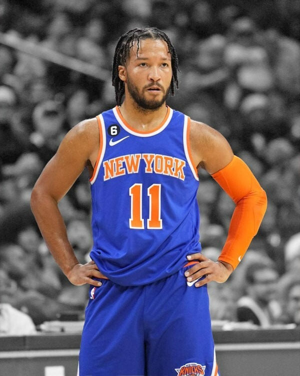 Jalen Brunson New York Knicks Superstar premium canvas wall art