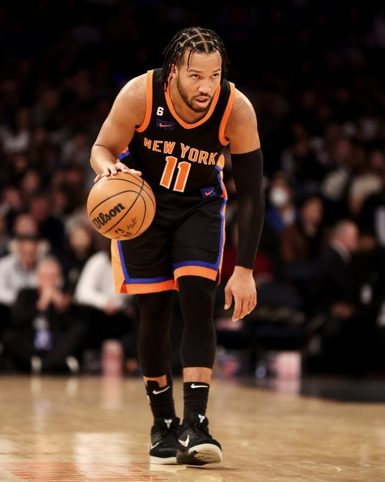 Jalen Brunson playmaking canvas print
