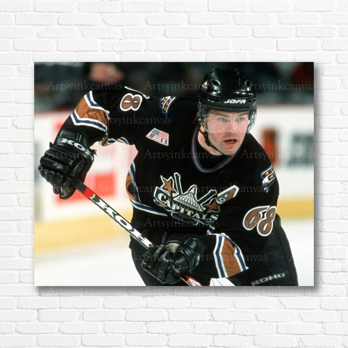 Jaromir Jagr NHL legend canvas print
