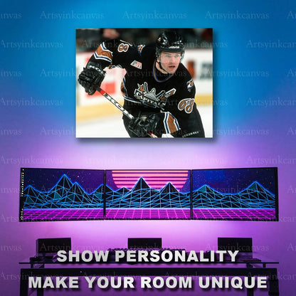 Jaromir Jagr hockey action artwork