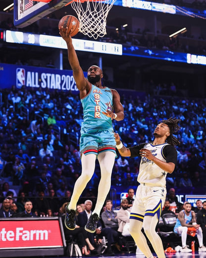 Jaylen Brown 2025 All-Star Game layup Boston Celtics canvas wall art