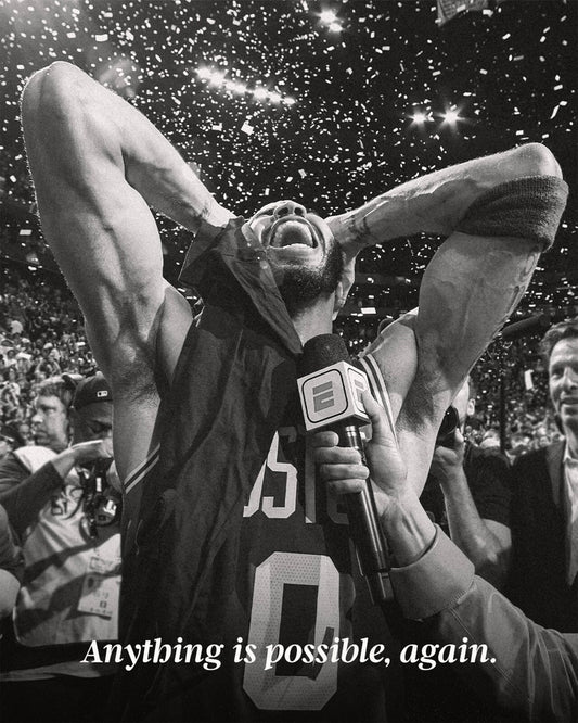 Jayson Tatum Anything Is Possible Boston Celtics canvas wall art
