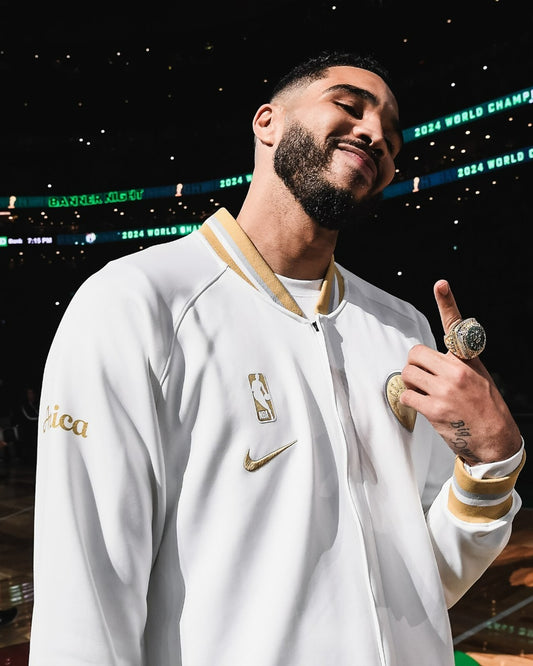 Jayson Tatum Ring Night Boston Celtics canvas wall art