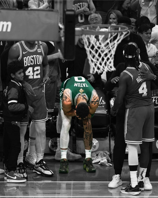 Jayson Tatum time expiring shot Boston Celtics canvas wall art
