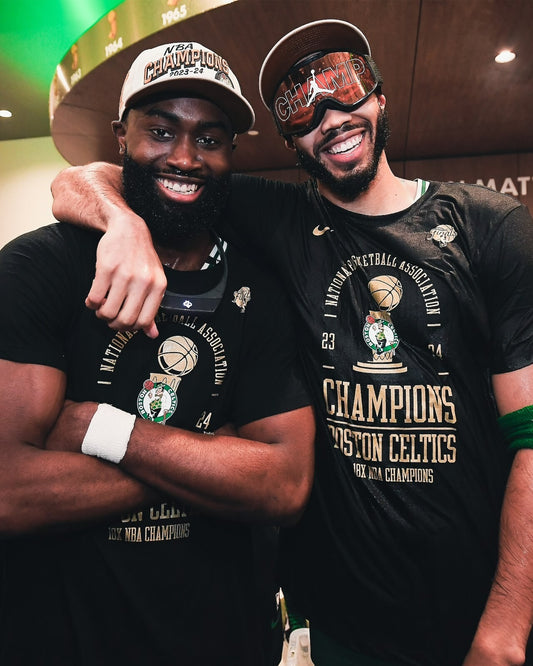 Jayson Tatum and Jaylen Brown Boston Celtics canvas wall art