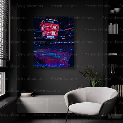 Washington Capitals 1000 games wall decor