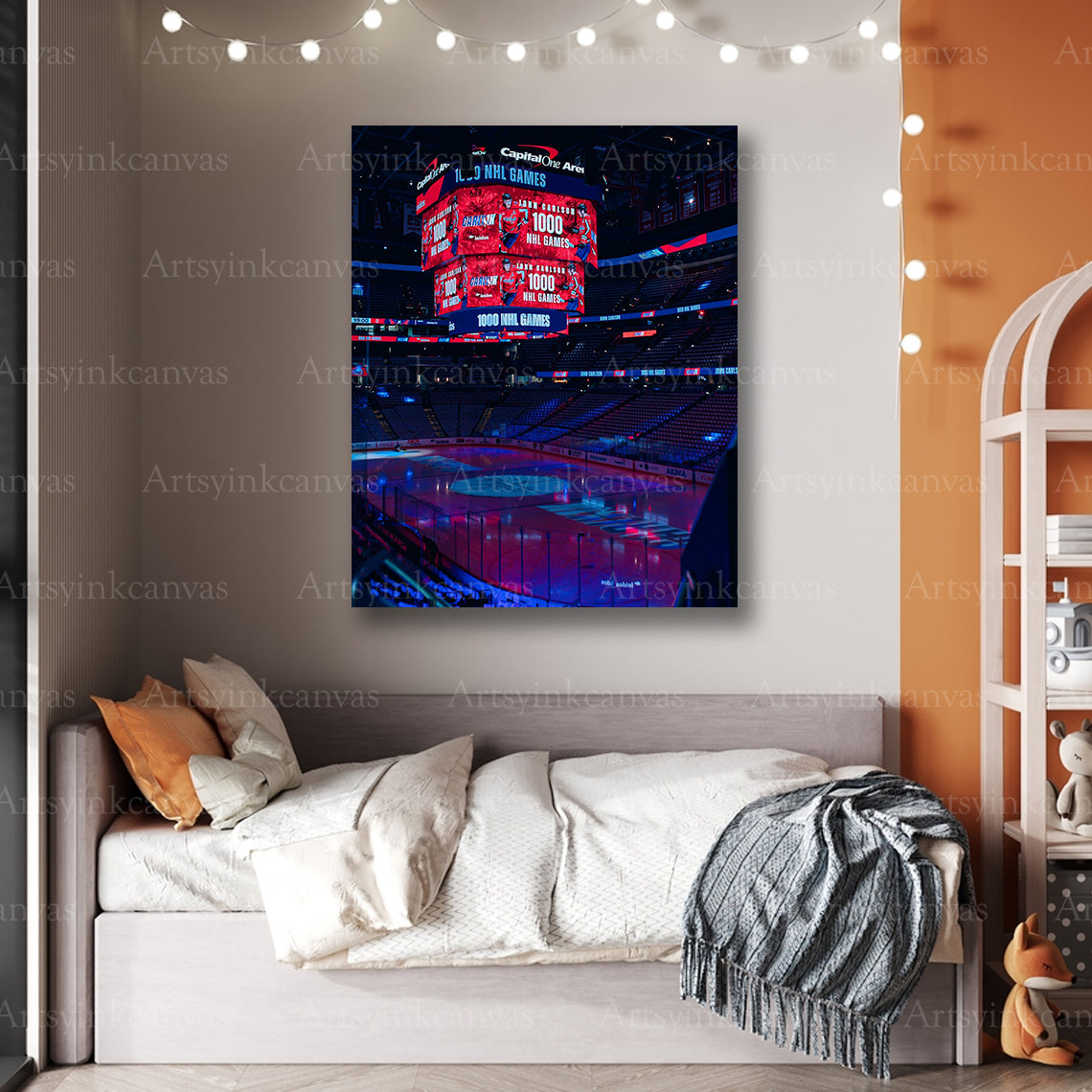 Premium John Carlson 1000 games canvas print