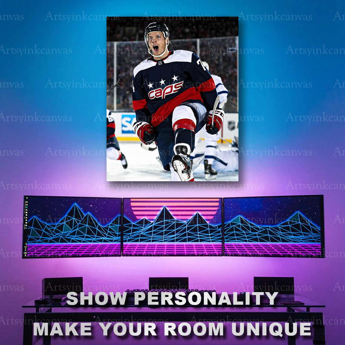 John Carlson NHL defenseman artwork