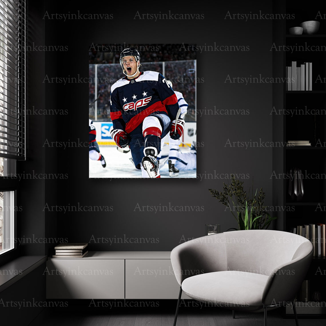 Washington Capitals goal celebration wall decor