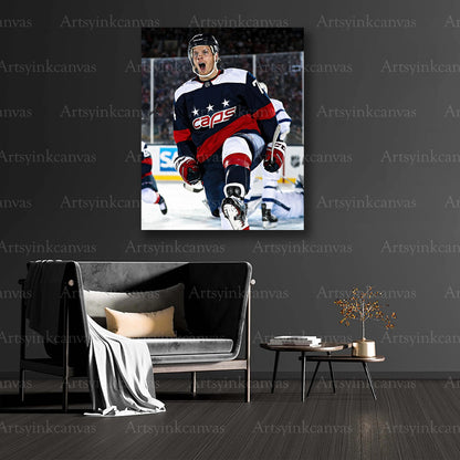 John Carlson collector hockey canvas art