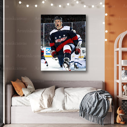 Premium John Carlson hockey canvas print