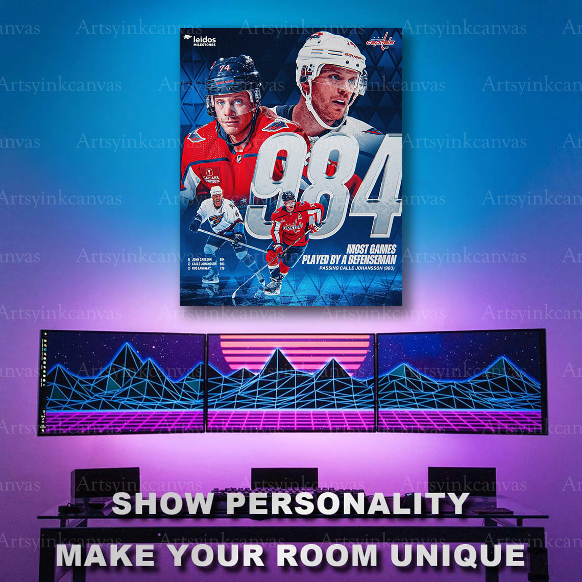 John Carlson franchise record artwork