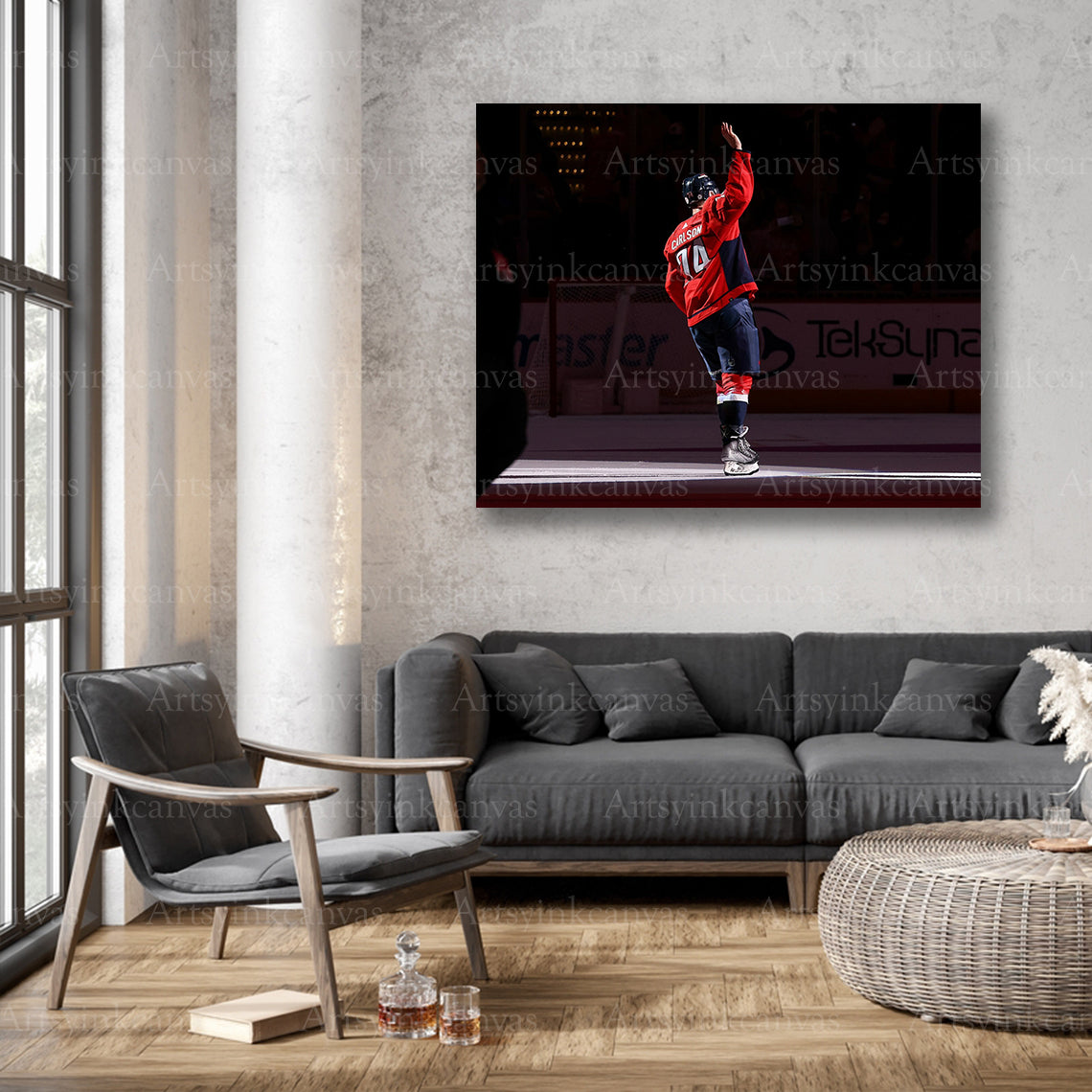 Washington Capitals fan appreciation wall decor