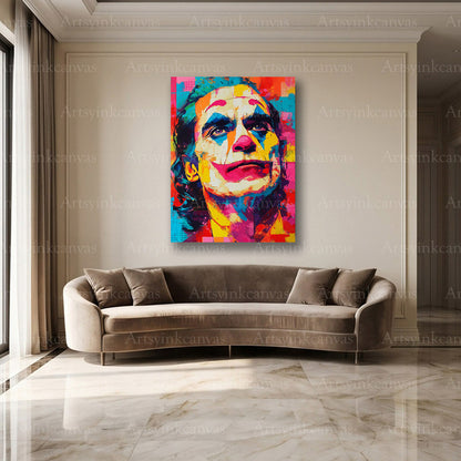 Joker contemporary street art wall decor