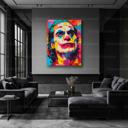 Joker dark comic graffiti artwork