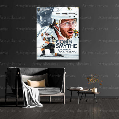 Jonathan Marchessault collector hockey canvas art