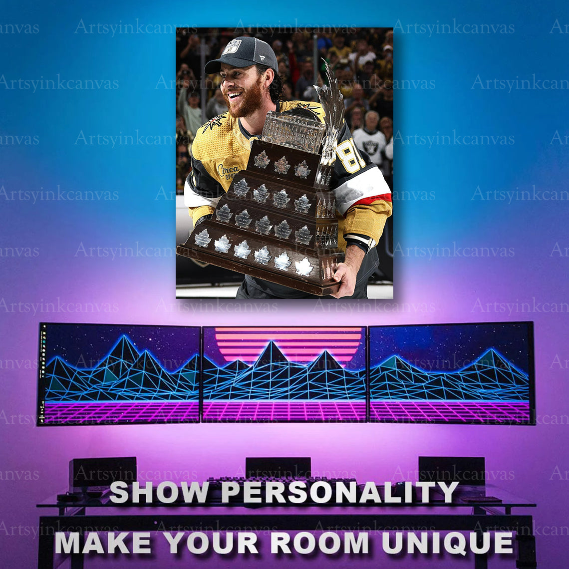 Conn Smythe Trophy winner hockey artwork