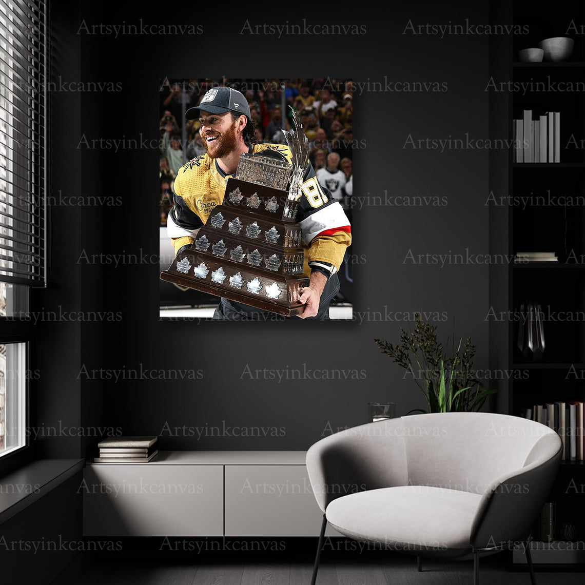 Vegas Golden Knights playoff MVP wall decor