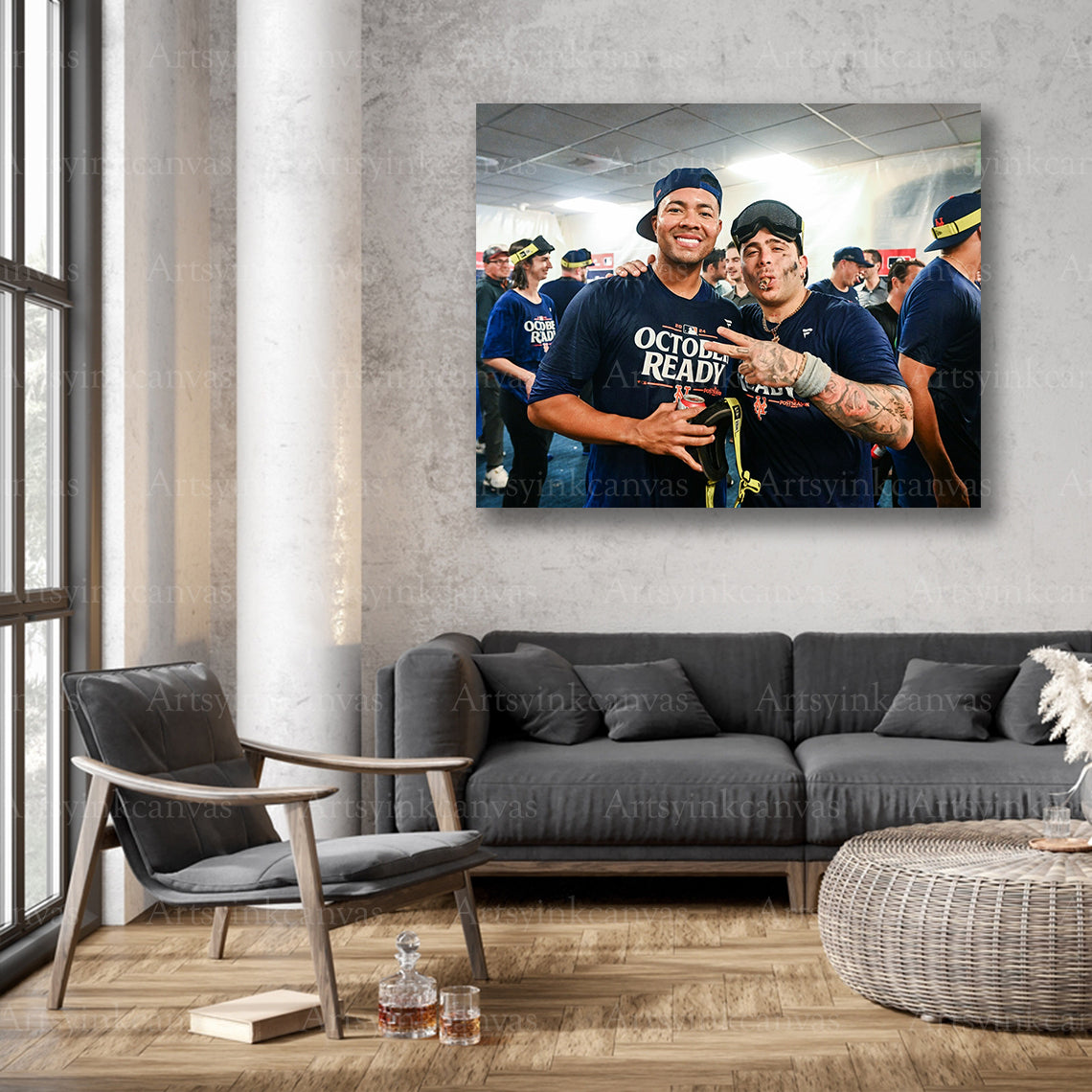 Quintana Alvarez Mets duo wall decor