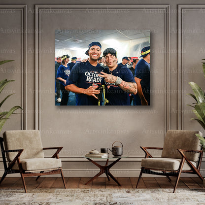 Mets catcher pitcher combination collector canvas
