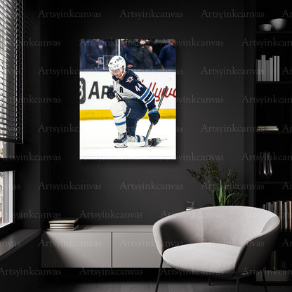 Josh Morrissey NHL action wall decor