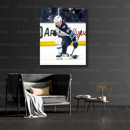Winnipeg Jets hockey collector canvas art