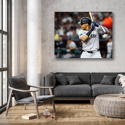 New York Yankees Juan Soto batting wall decor