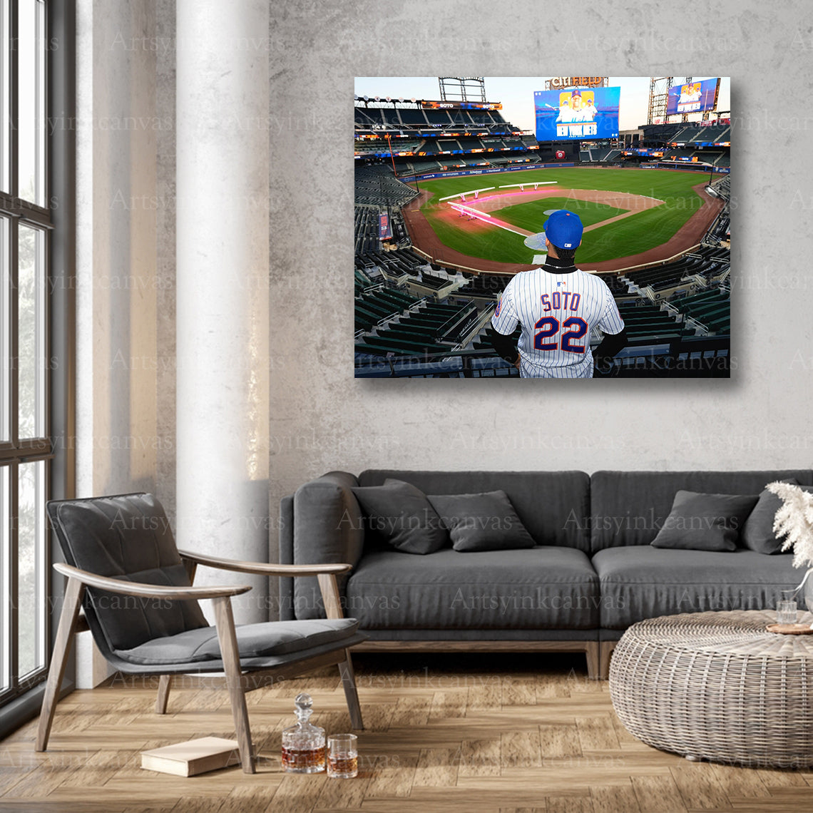 Citi Field Juan Soto player wall decor